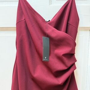 Lulu's Burgundy Dress
